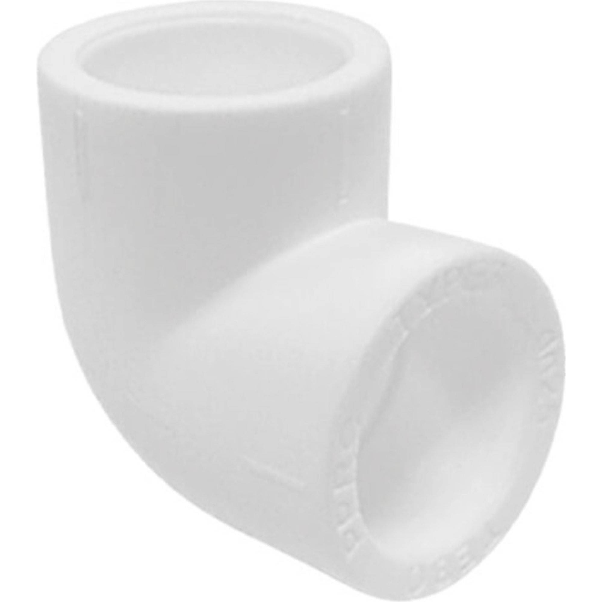 Угольник TEBO PP-R 90 градусов 50 мм белый 030033106