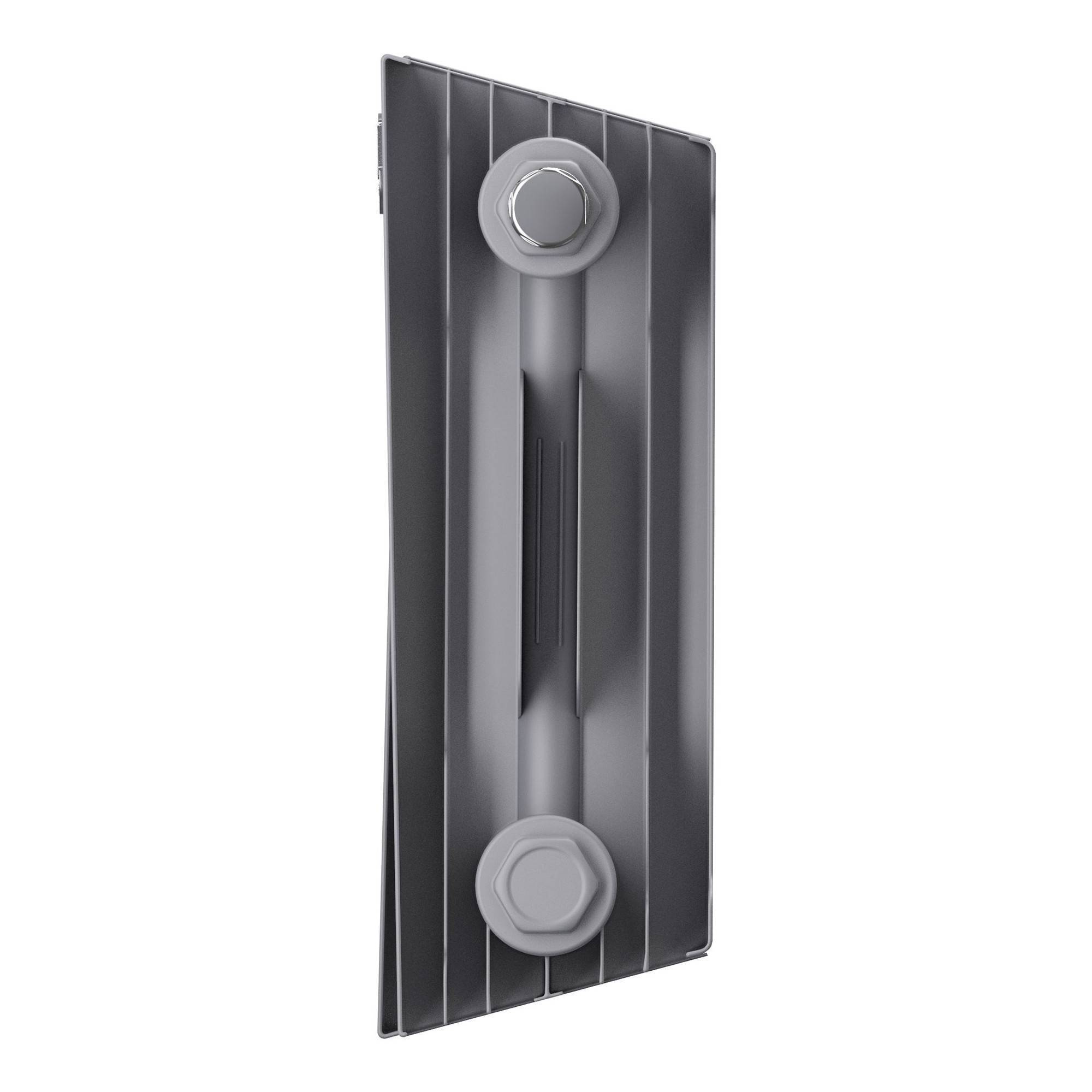 Радиатор биметаллический Royal Thermo PianoForte 200 Серебристый 12 секций боковое подключение НС-1682310