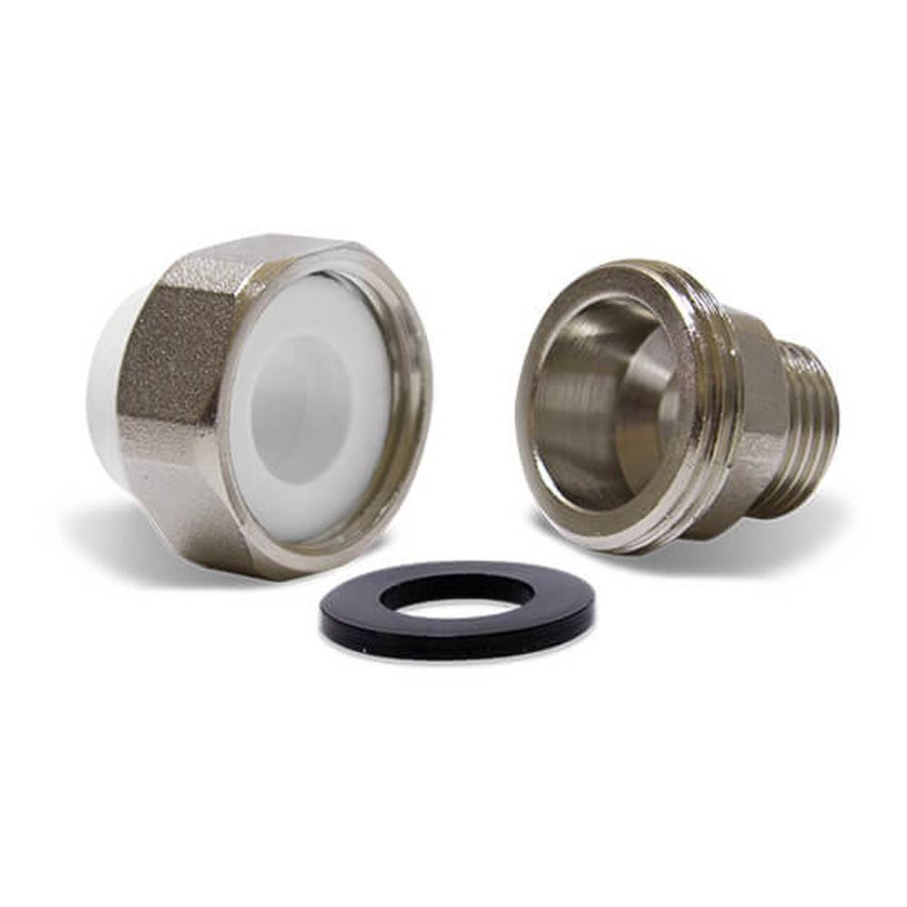 Муфта комбинированная разъемная TEBO PP-R 32 мм x 1 1/4 дюйма ВР серая 016020809