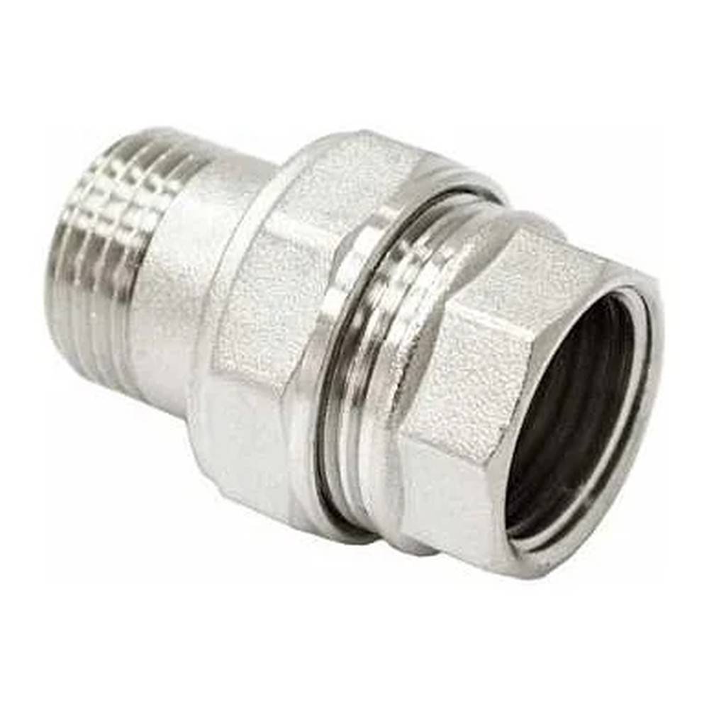 Соединение прямое STI 1 никелированное 30101