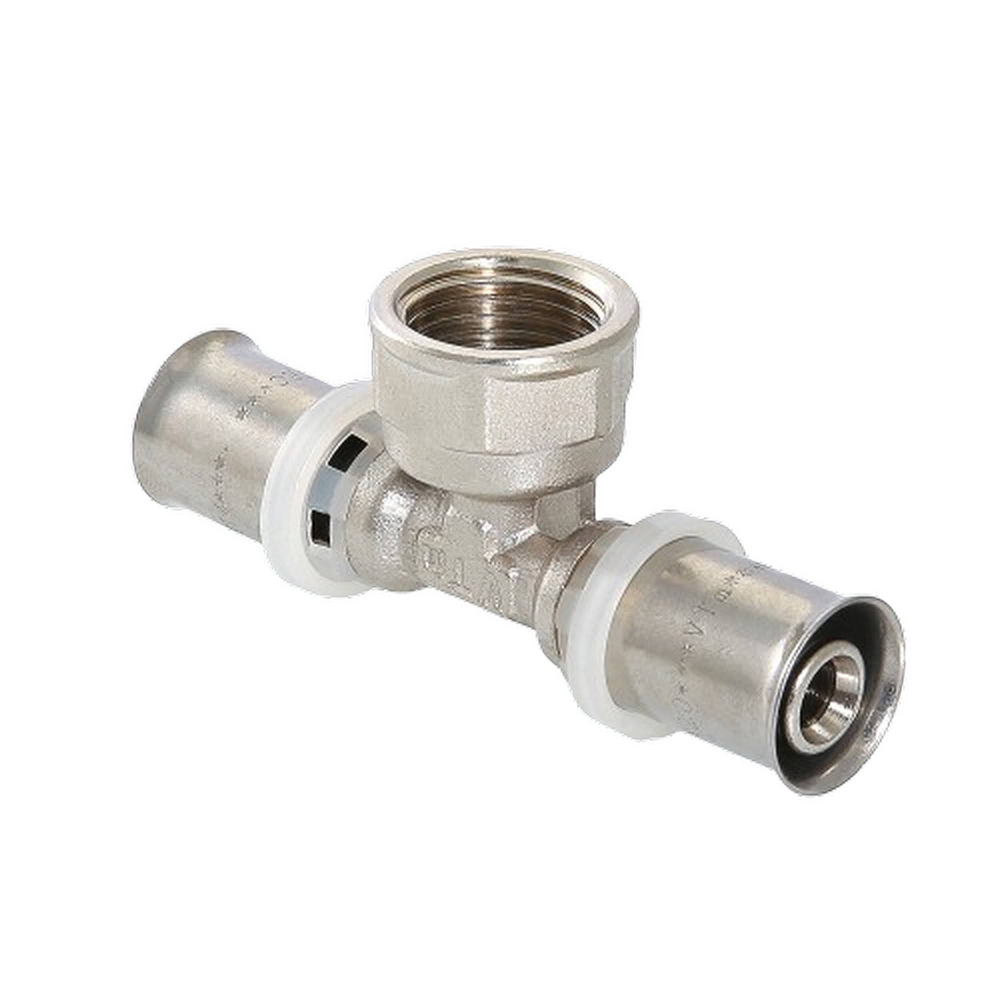 Тройник пресс VALTEC 16х1/2х16 мм ВР VTm.232.N.160416