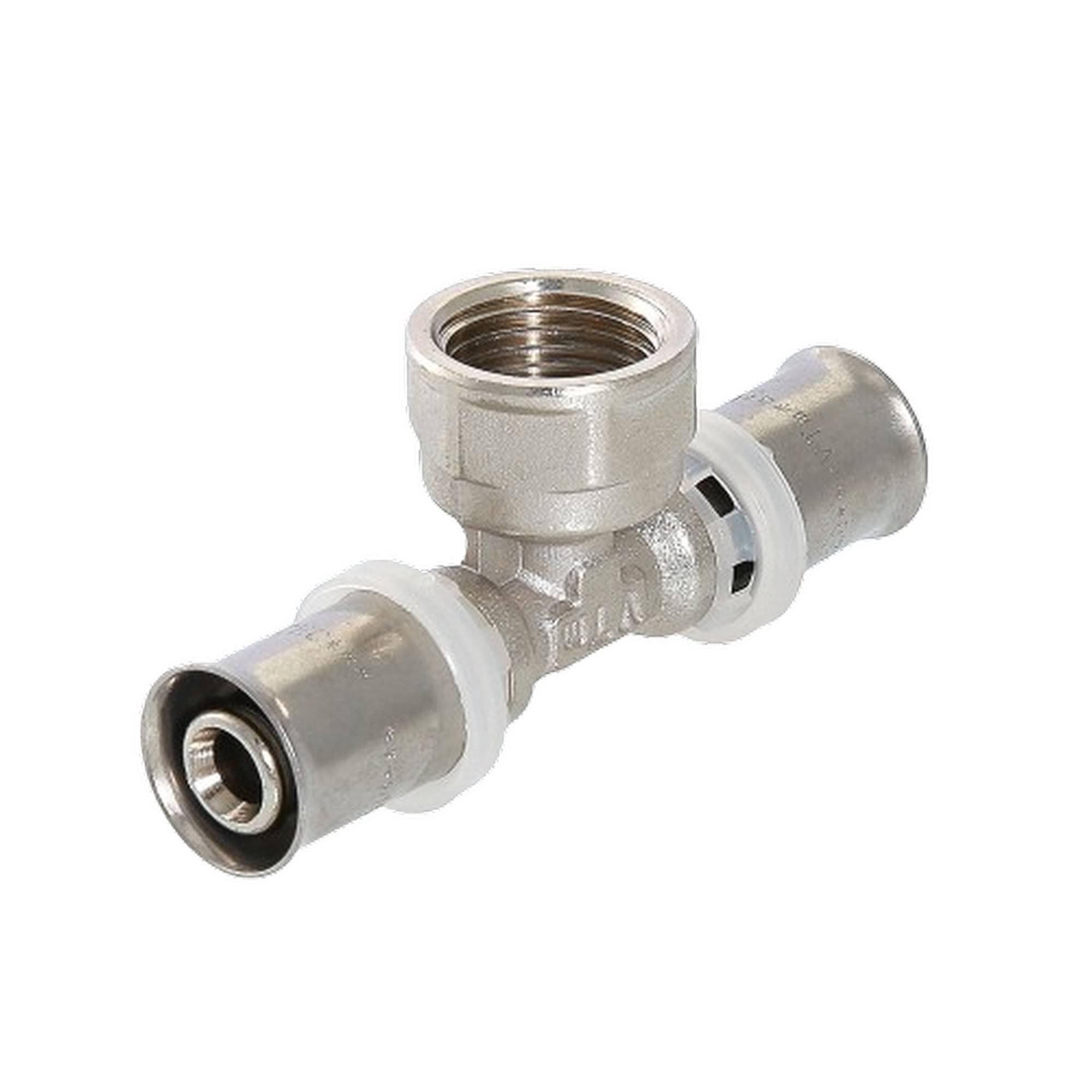 Тройник пресс VALTEC 16х1/2х16 мм ВР VTm.232.N.160416