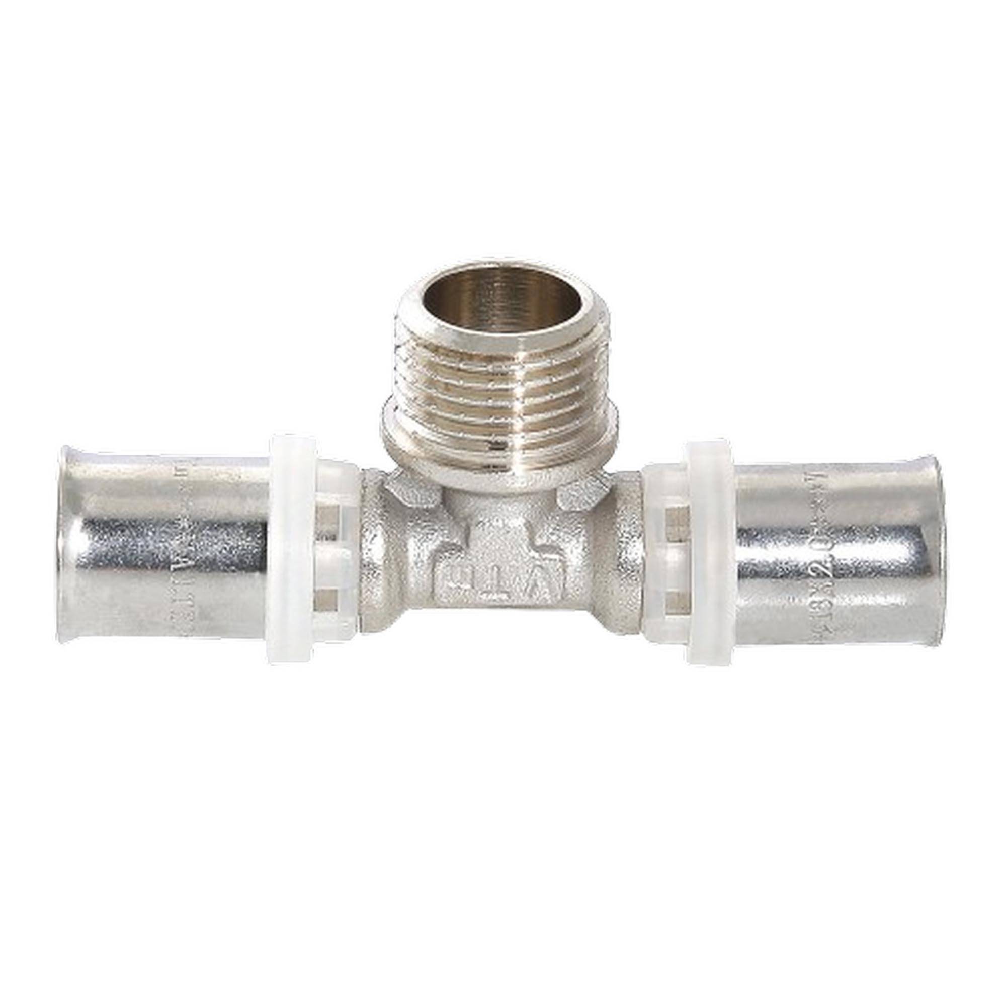 Тройник пресс VALTEC 16х1/2х16 мм НР VTm.233.N.160416