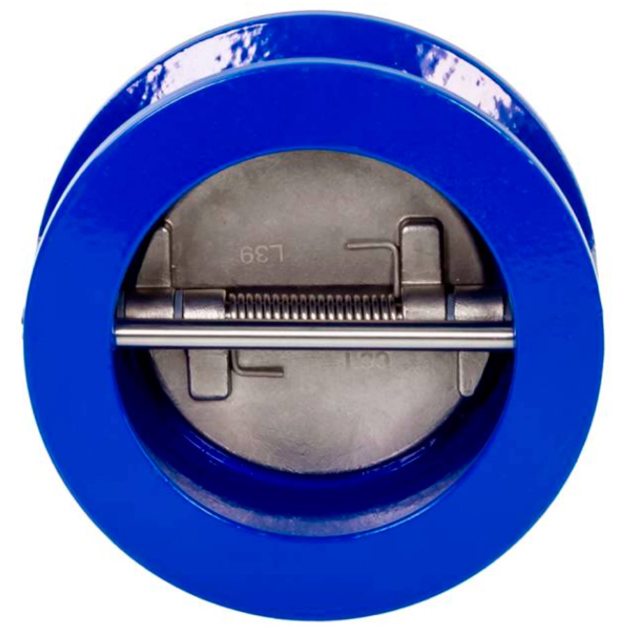 Затвор обратный Ридан NVD-895R PN16 DN65 межфланцевый двустворчатый чугун GJL250 НС-1457183