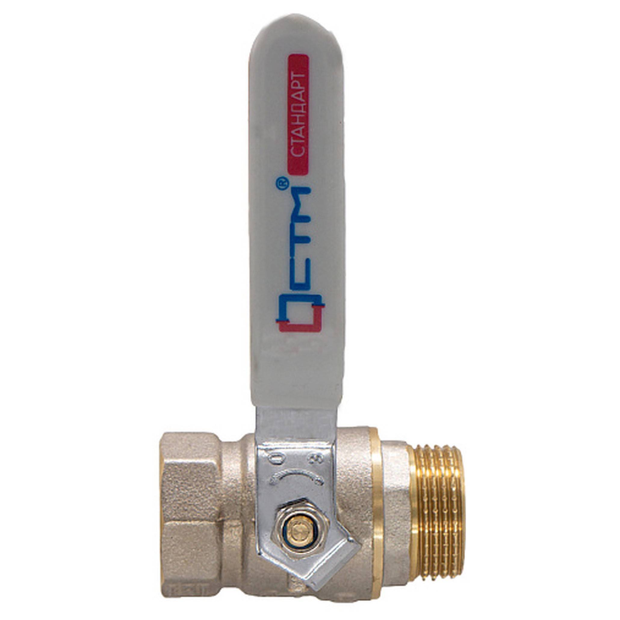 Кран шаровой для воды CTM СТАНДАРТ 3/4 ВН рычаг CWFMH034