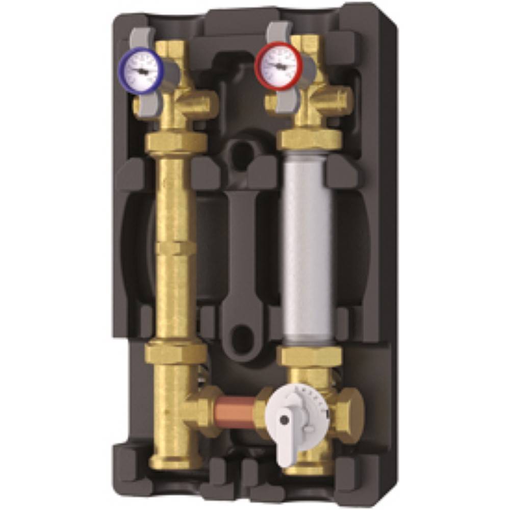 Группа быстрого монтажа Giacomini R586R 1 со смесительным клапаном без насоса R586RY112