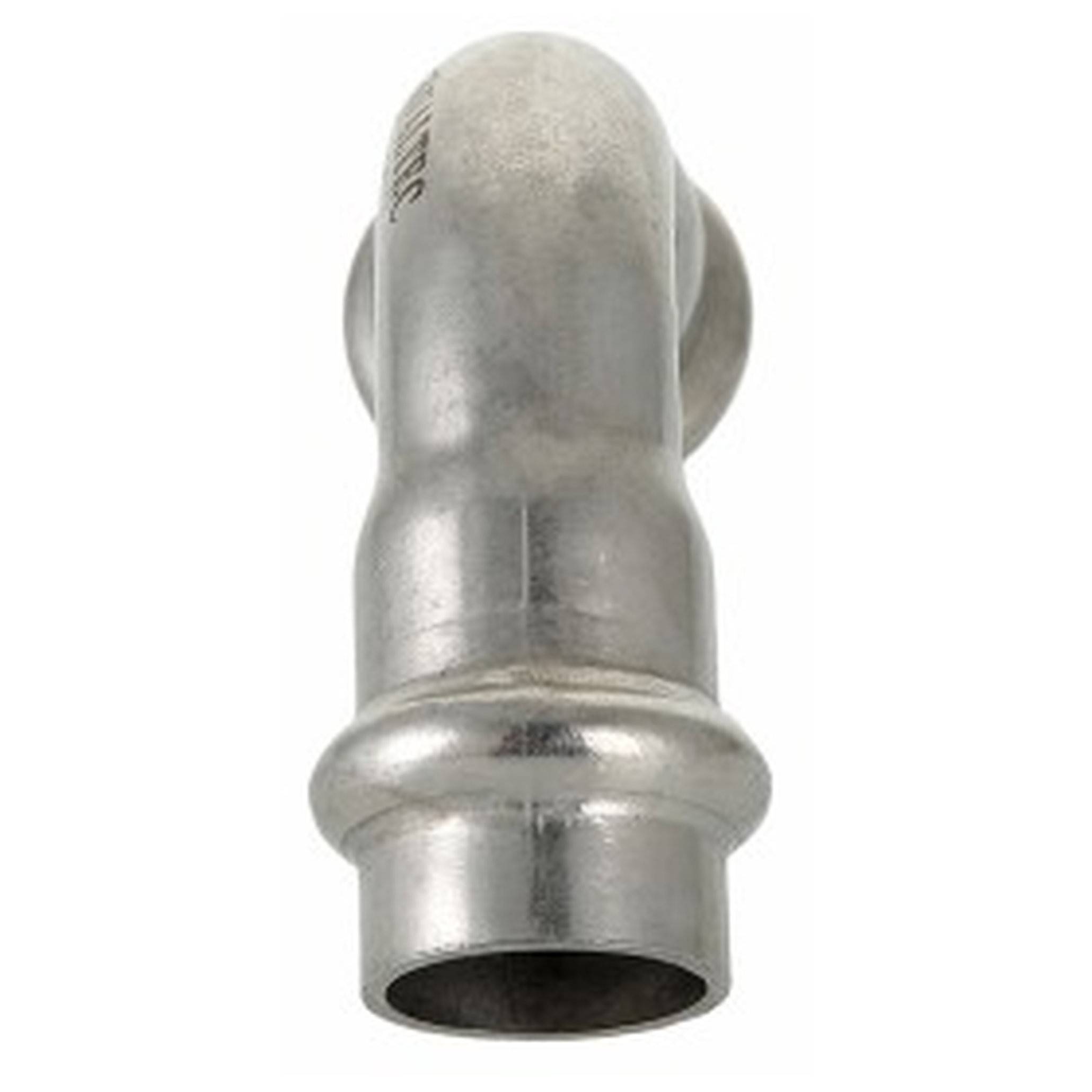 Угольник Valtec 90° пресс из нержавеющей стали 22 мм VTi.951.I.002222