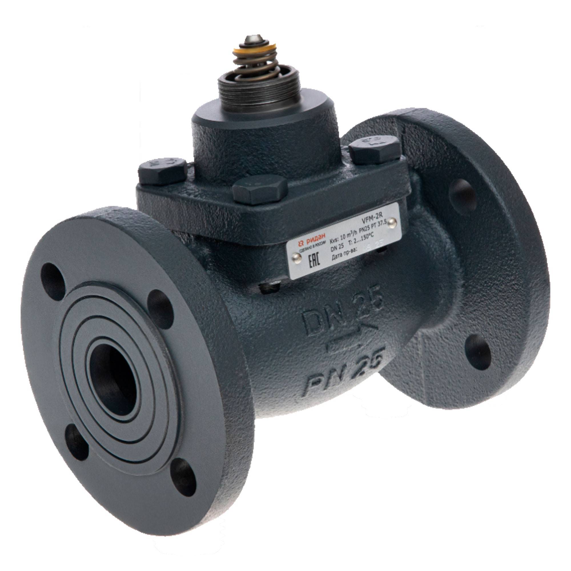 Клапан регулирующий Ридан VFM-2R DN 32 PN 25 Kvs 16 фланцевый 1448135