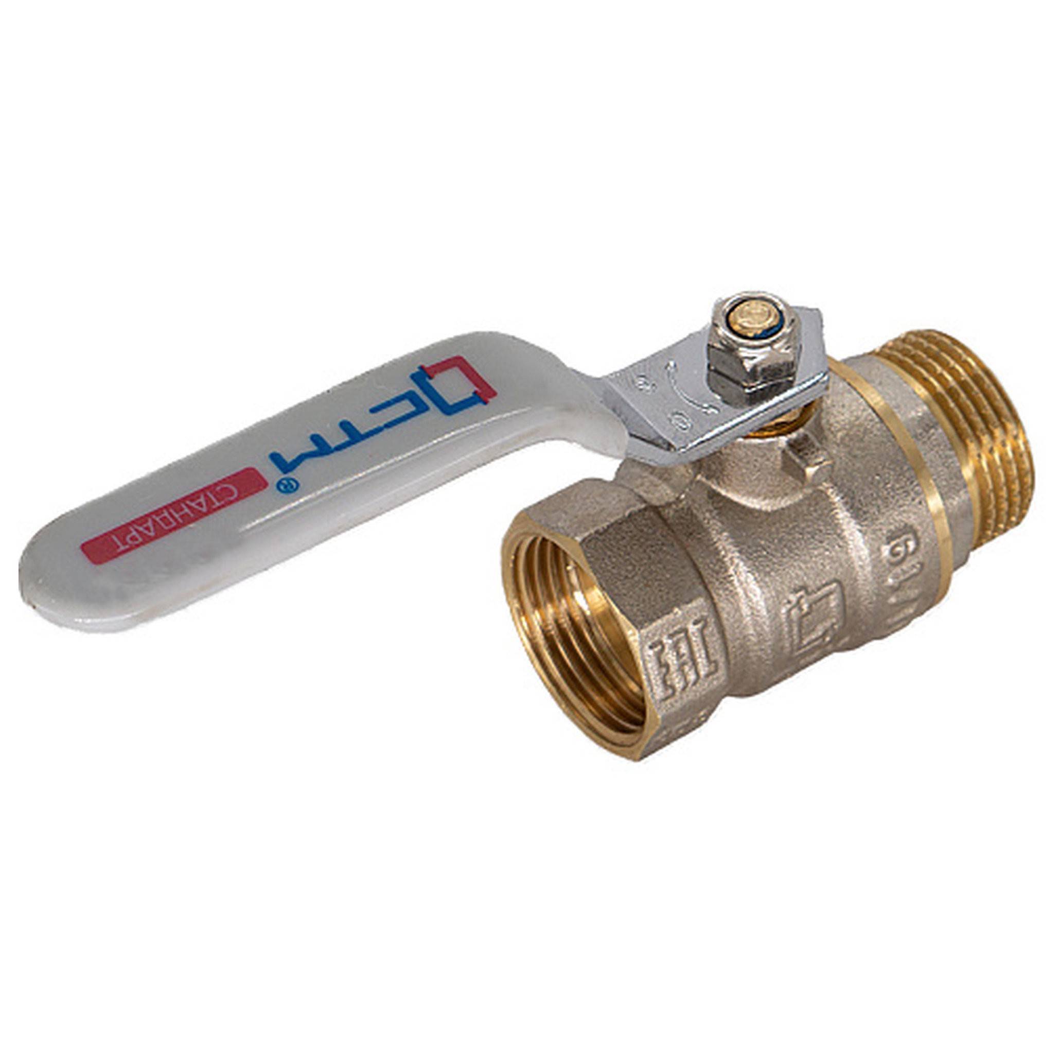 Кран шаровой CTM СТАНДАРТ 1 ВН рычаг 1168196