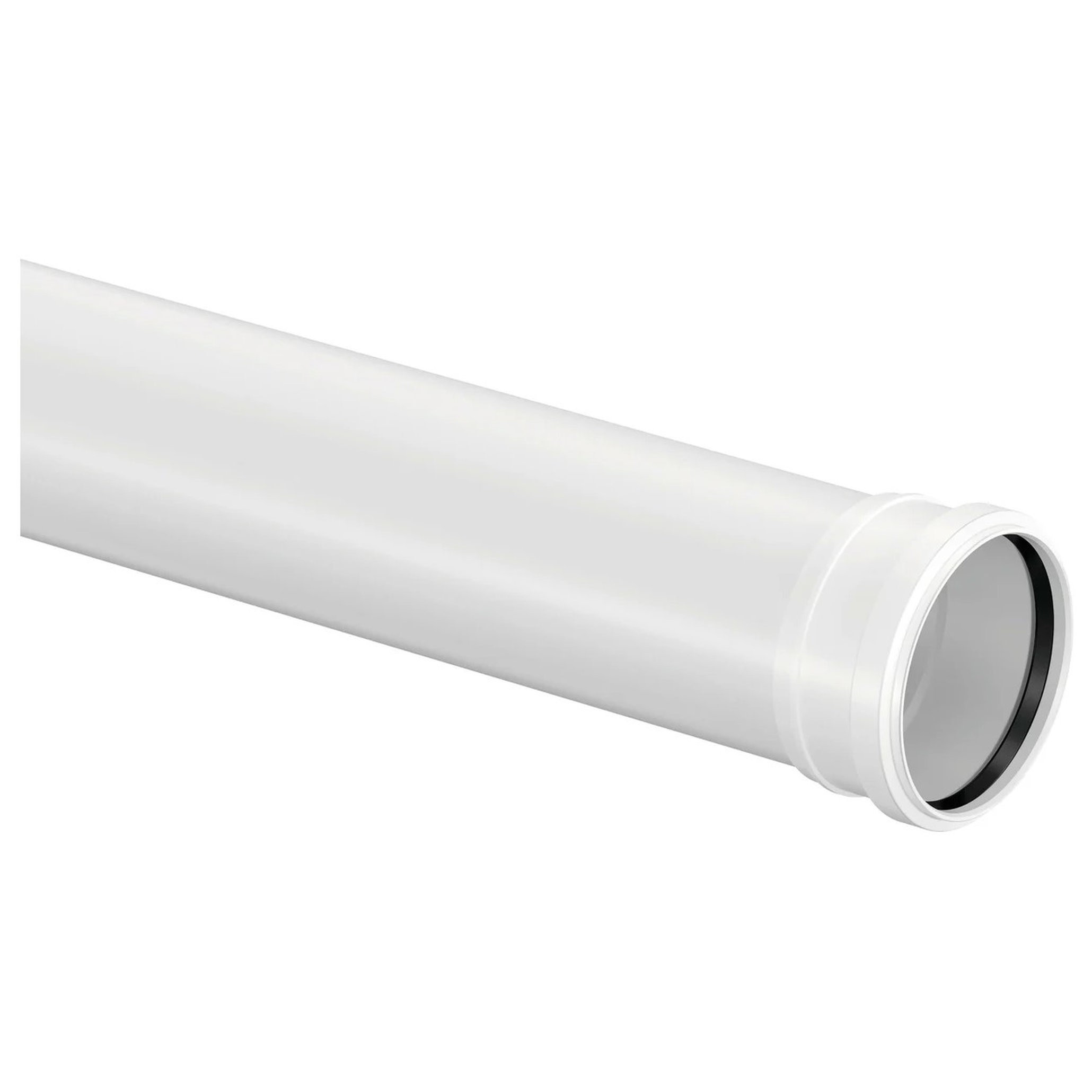 Труба канализационная внутренняя бесшумная Политэк ПП 50х1.8х1000 мм 1306934