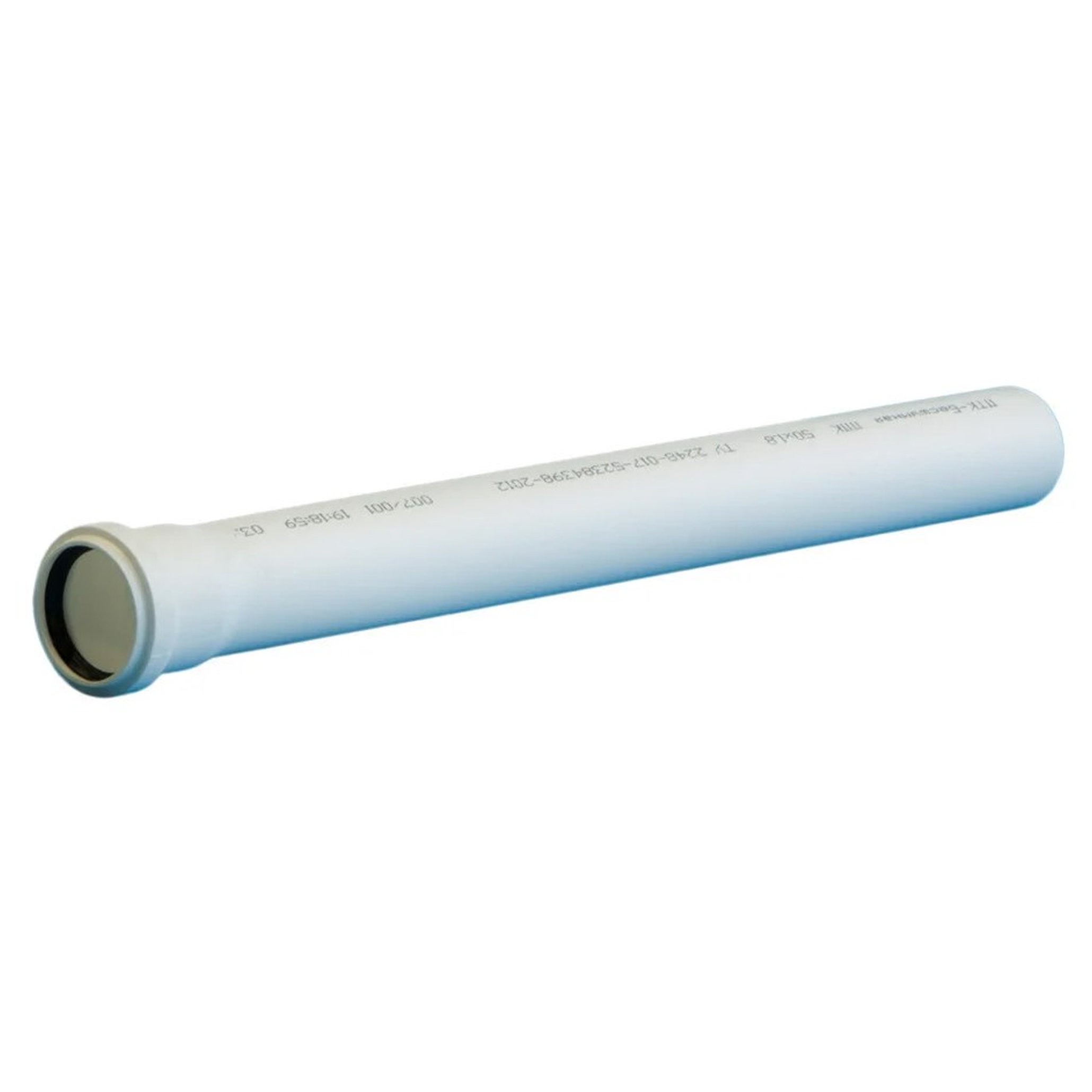 Труба канализационная внутренняя бесшумная Политэк ПП 50х1.8х1000 мм 1306934