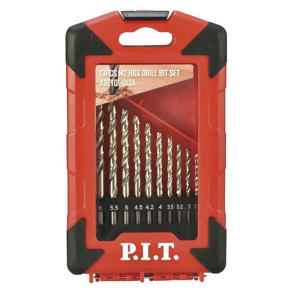 Набор сверл по металлу P.I.T. 13 шт ASET01-013A