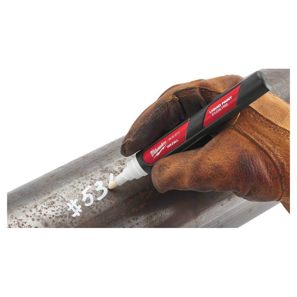 Маркер Milwaukee White-LP белый 48223711