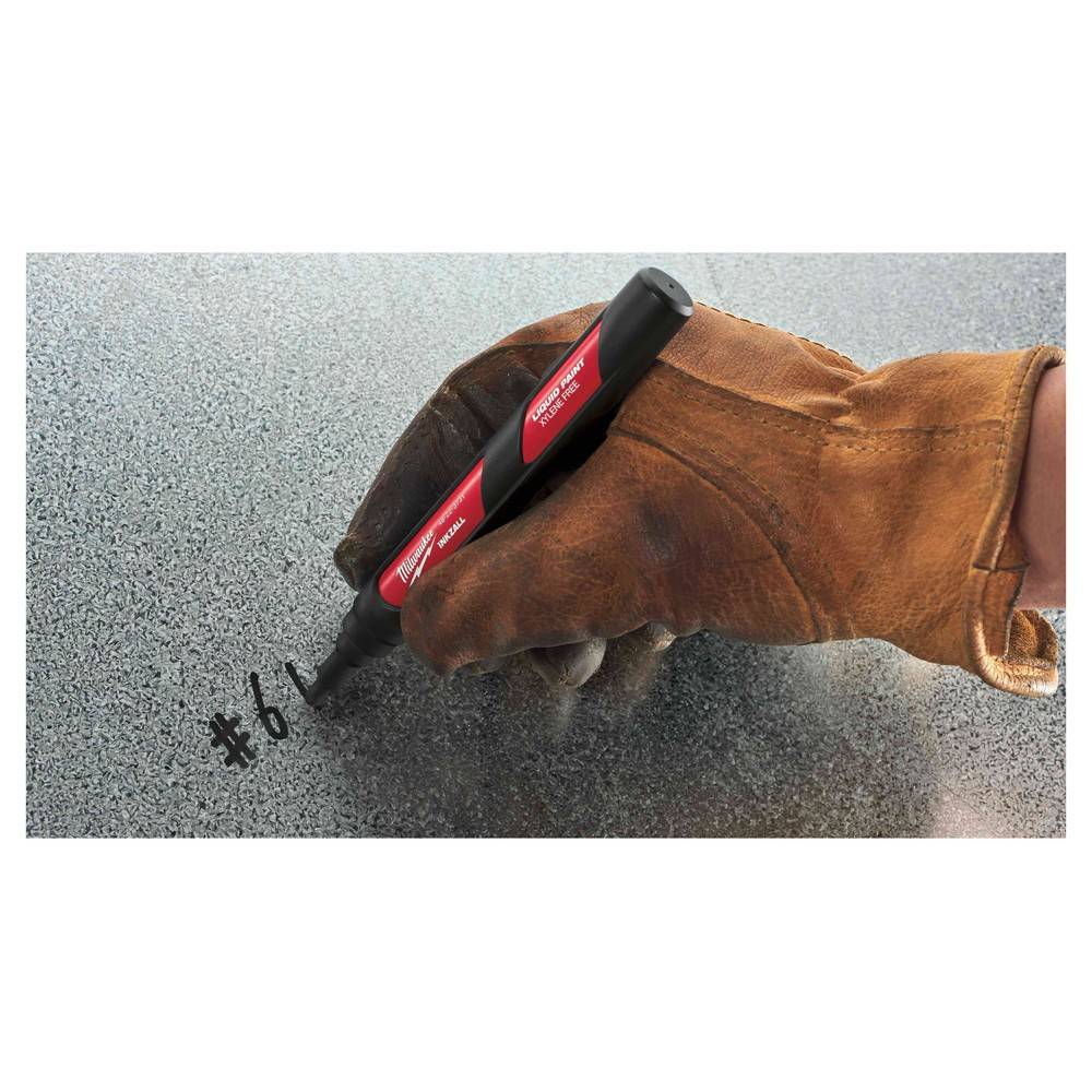 Маркер Milwaukee Black-LP черный 48223731