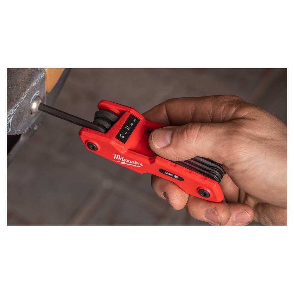 Набор ключей шестигранных Milwaukee складной 8 шт 4932480978