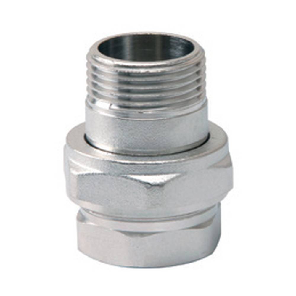 Соединитель прямой разъемный VIEIR американка под прокладку ВН 1/2 никелированный HJKN33