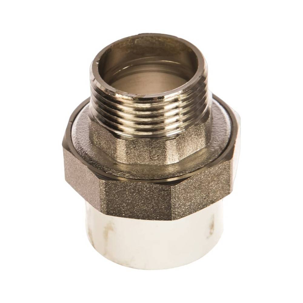 Муфта комбинированная РОСТерм PPR с разъемным раструбом 32 мм x 1 НР НС-1517165