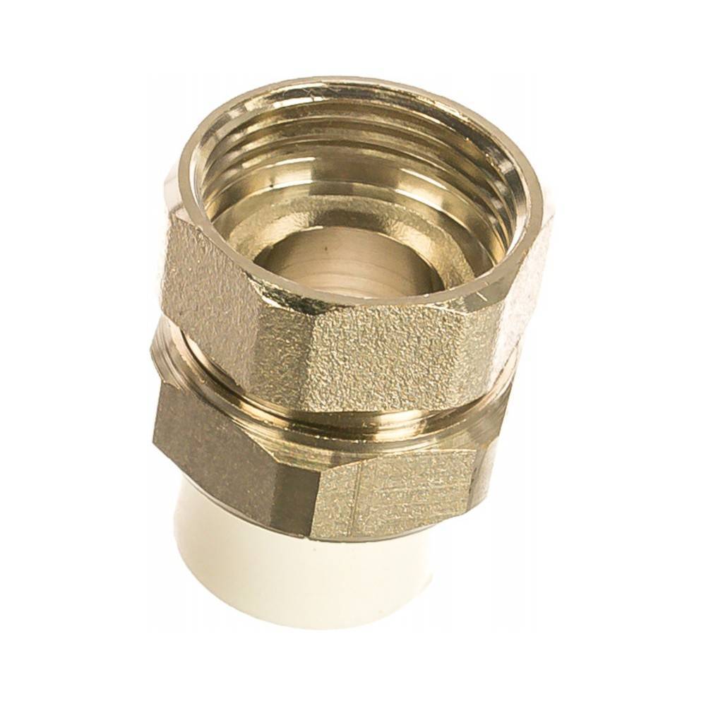 Муфта комбинированная РОСТерм PPR с разъемным раструбом 20x1 ВР НС-1517152