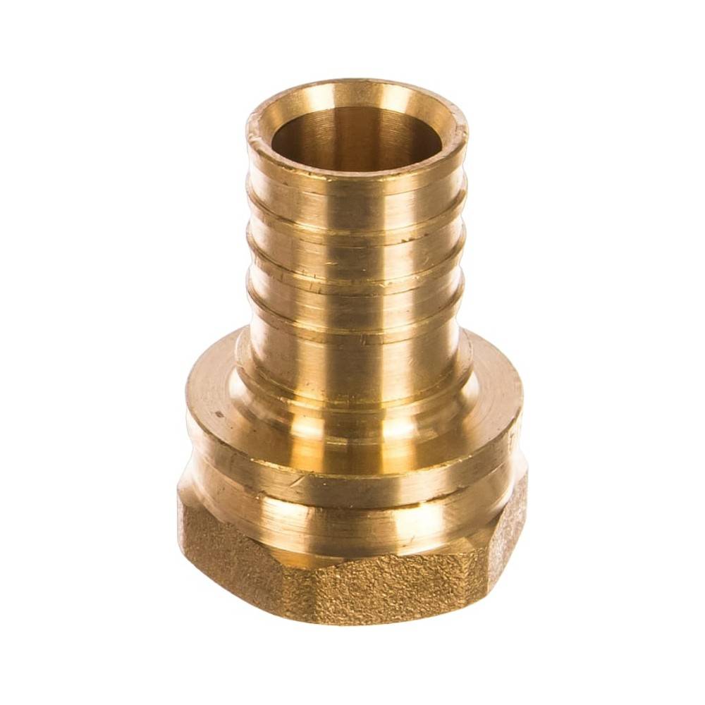 Переход РОСТерм аксиальный с накидной гайкой латунь 25x3/4 1507936
