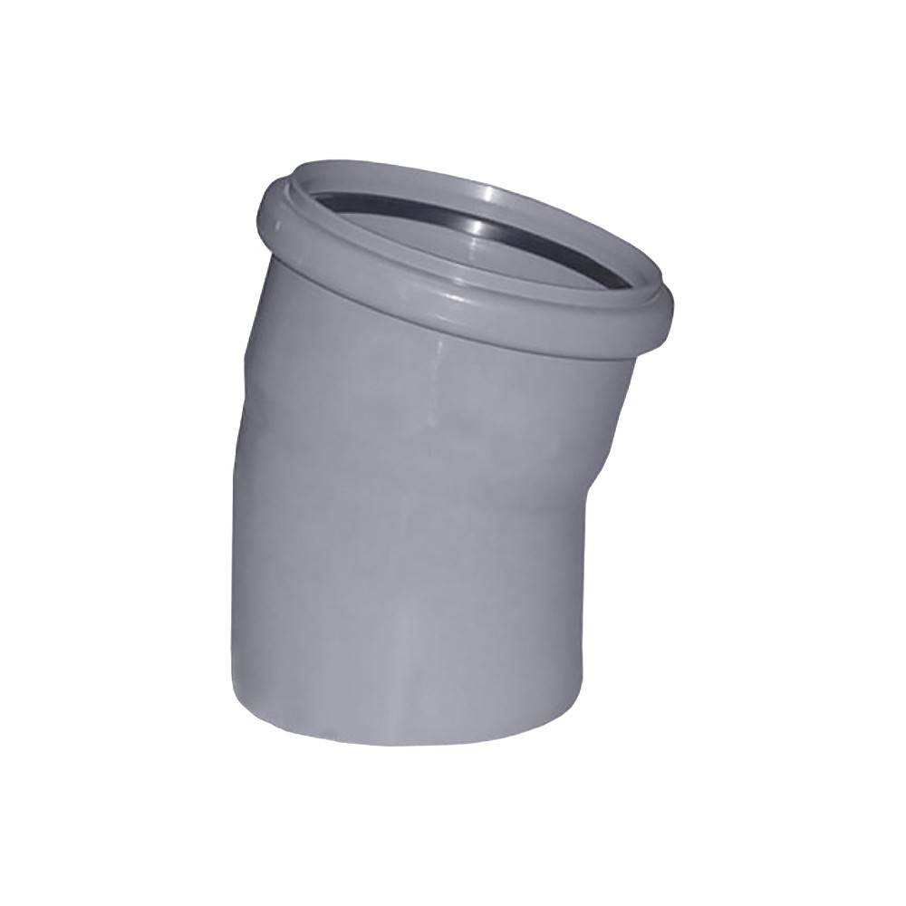 Отвод для внутренней канализации VALFEX PP-H 110 мм 15° 20112110