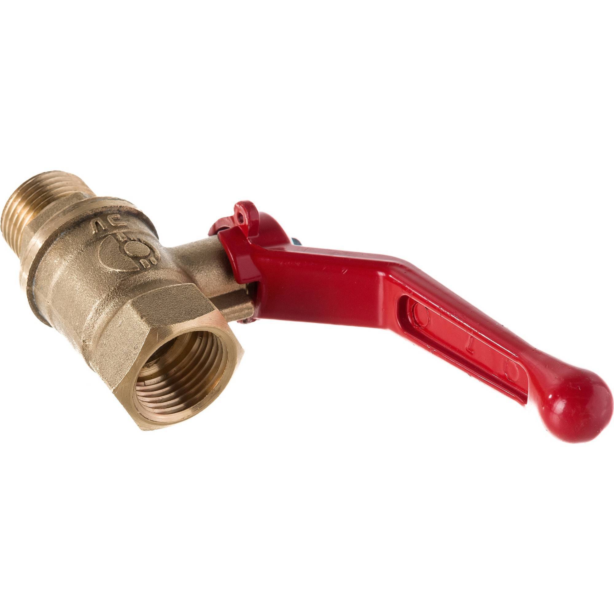 Кран шаровой VALFEX 11Б27фт1М 1/2 ВР/НР рычаг 1490538