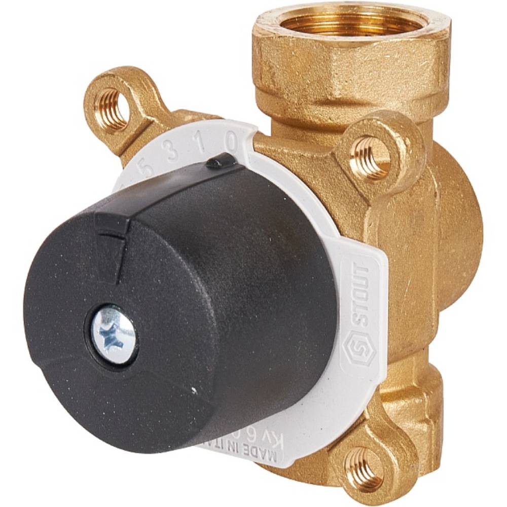 Клапан трехходовой смесительный STOUT 3/4 KVs 6 SVM-0003-012002