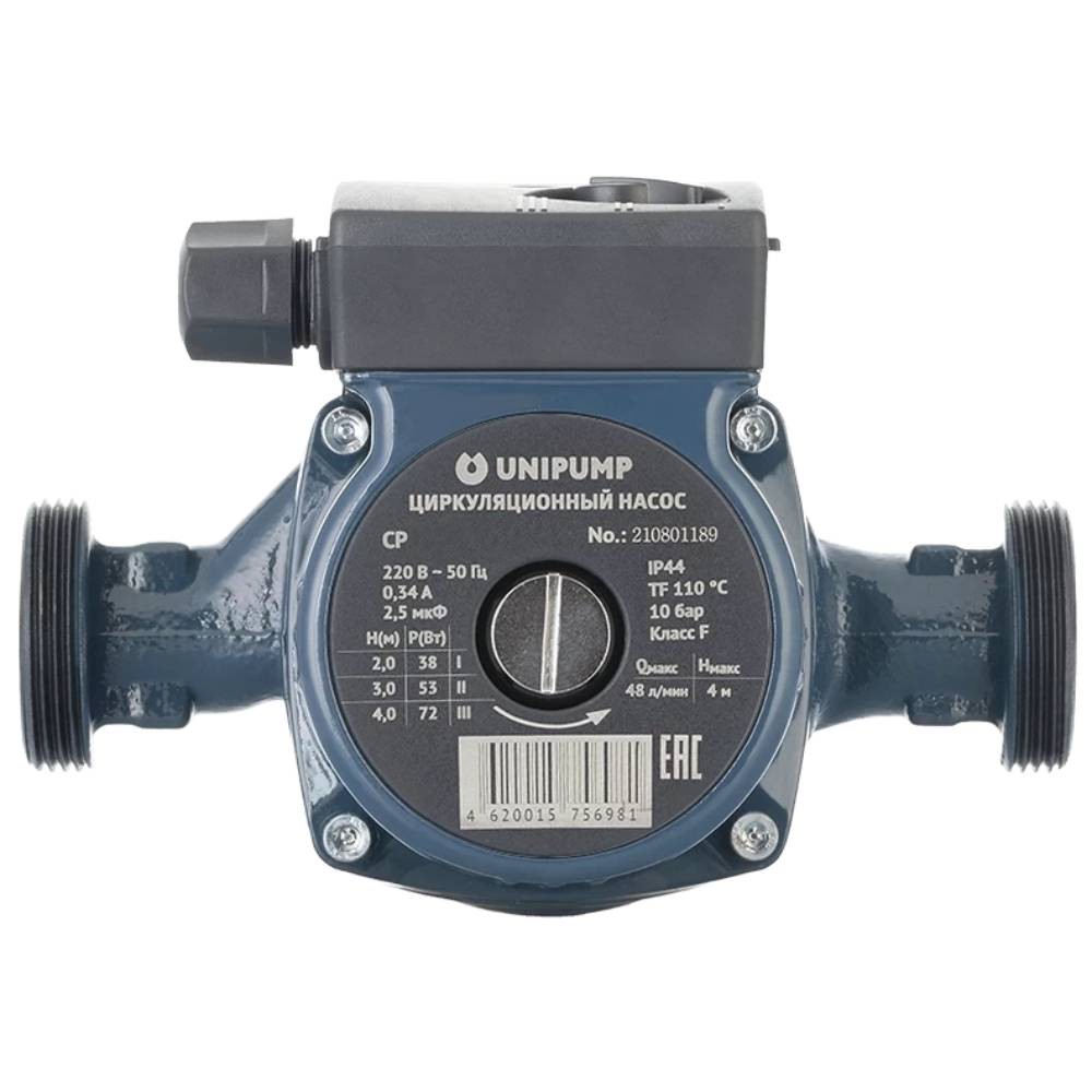 Насос циркуляционный UNIPUMP CP 25-40 180 мм 1436278