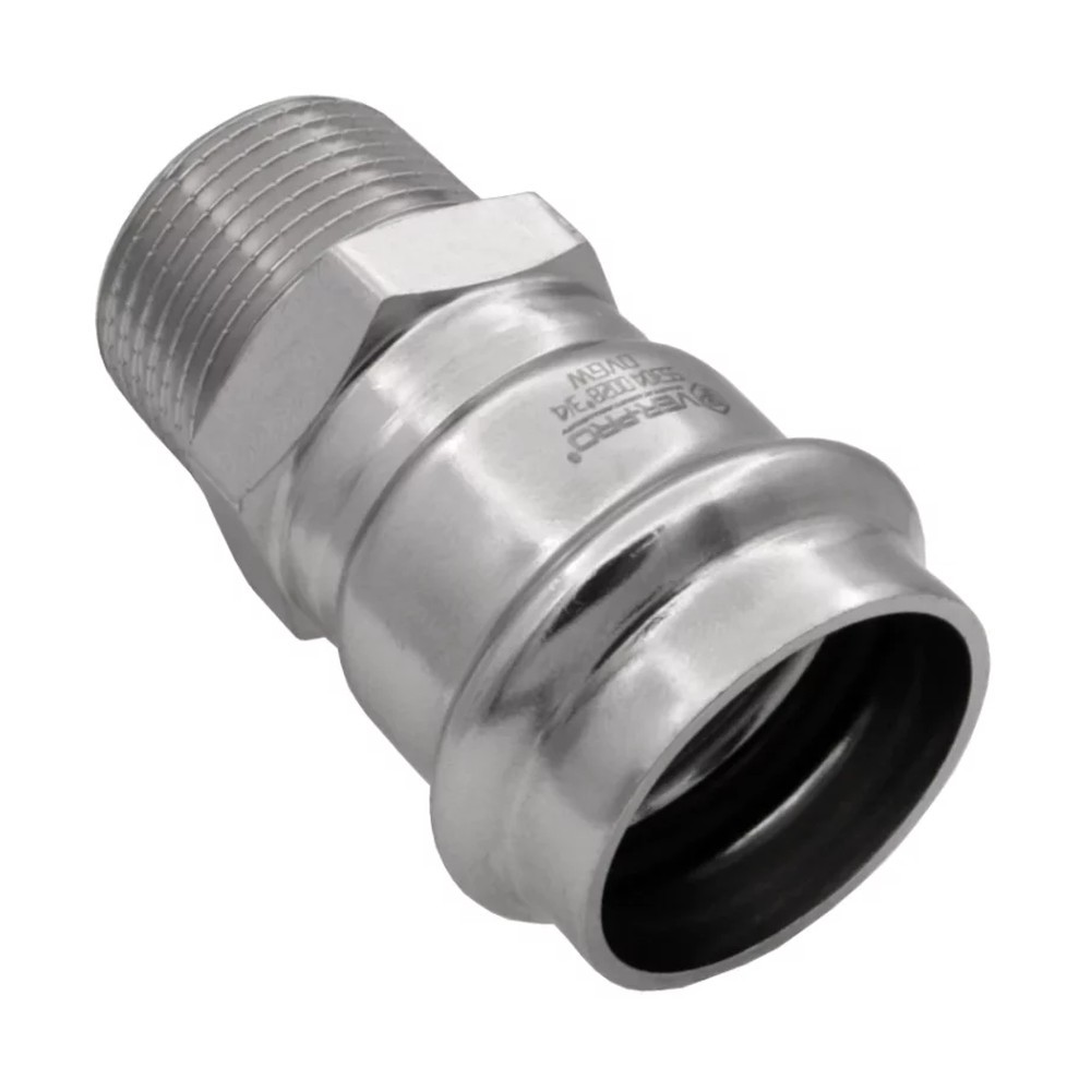 Соединитель прямой ViEiR VER-PRO нержавеющая сталь НР 18х3/4 1450949