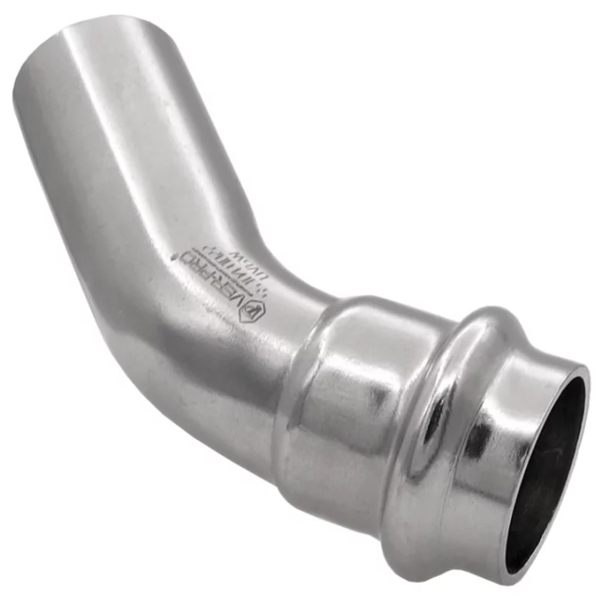 Уголок пресс 45° VIEIR VER-PRO однораструбный нержавеющая сталь 18 мм НС-1451017