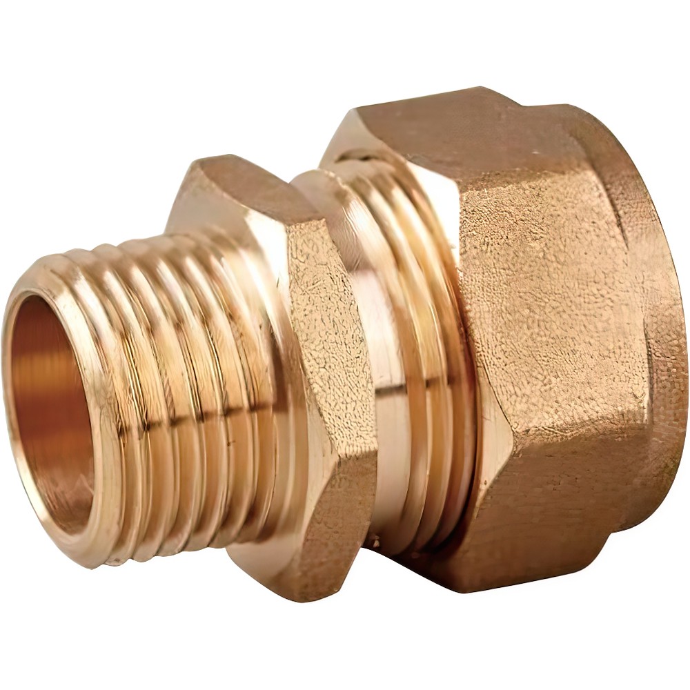 Муфта обжимная VIEIR для гофрированных труб 20x1/2 дюйма НР VPM203