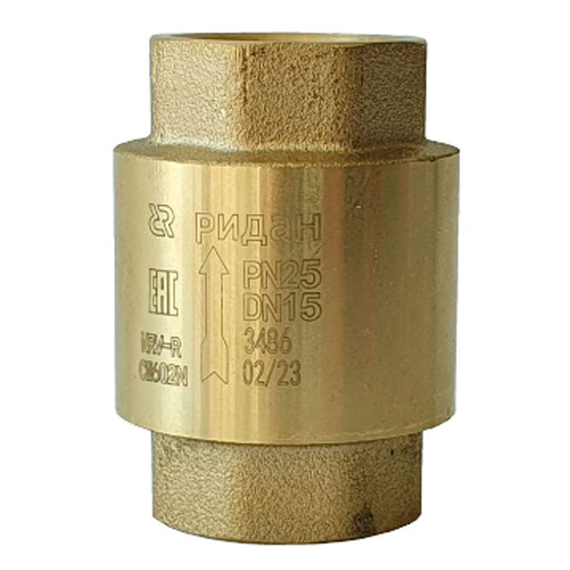 Клапан обратный муфтовый Ридан NRV-R DN50 PN25 065B8225R