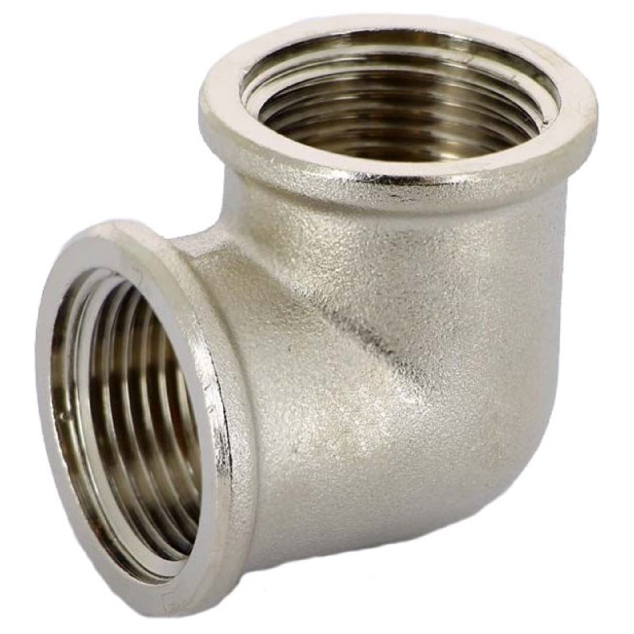 Угольник резьбовой Uni-Fitt 1/2 ВР-ВР никелированный 1513702
