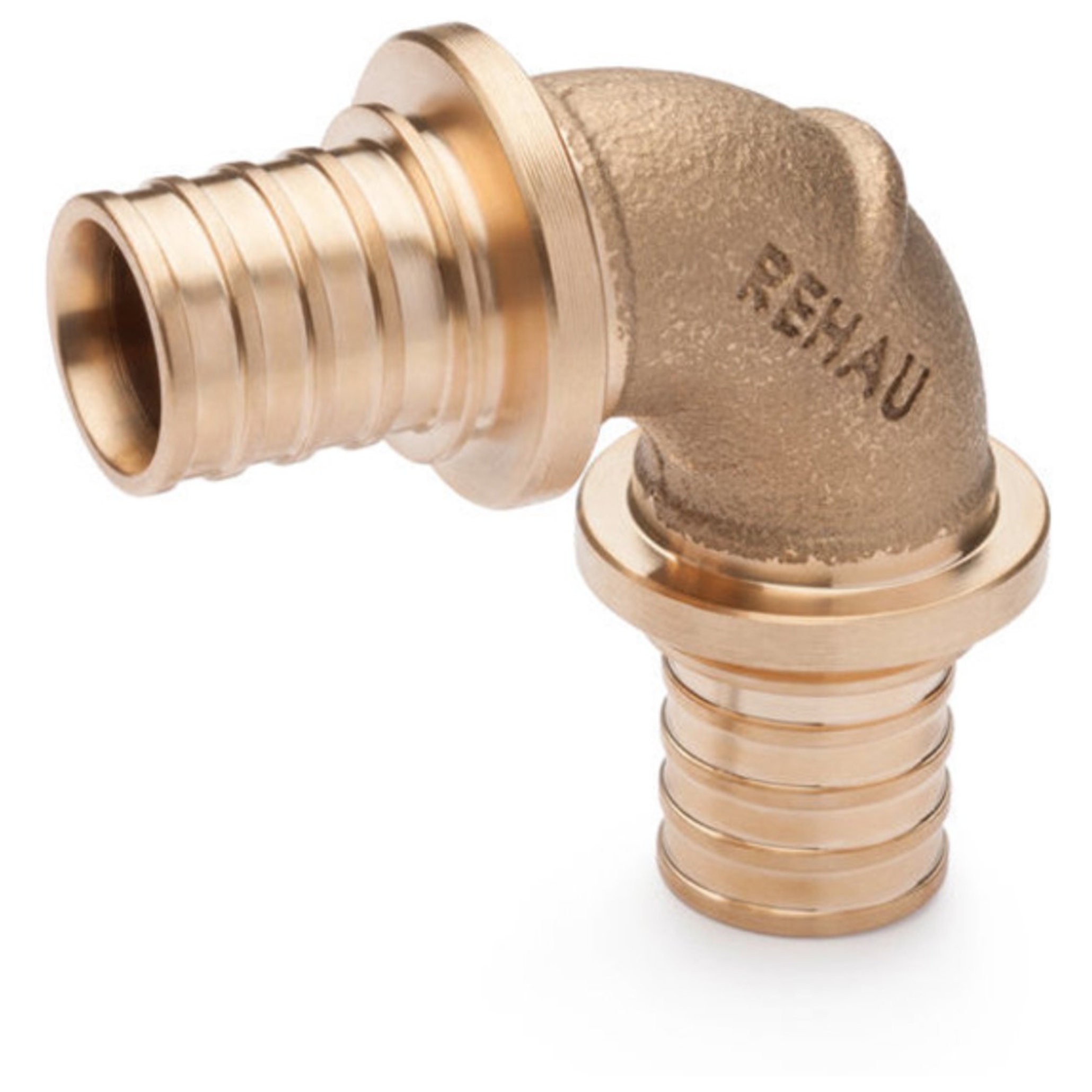 Угольник Rehau RAUTITAN RX+ 90° 32 мм бронза 13777041001