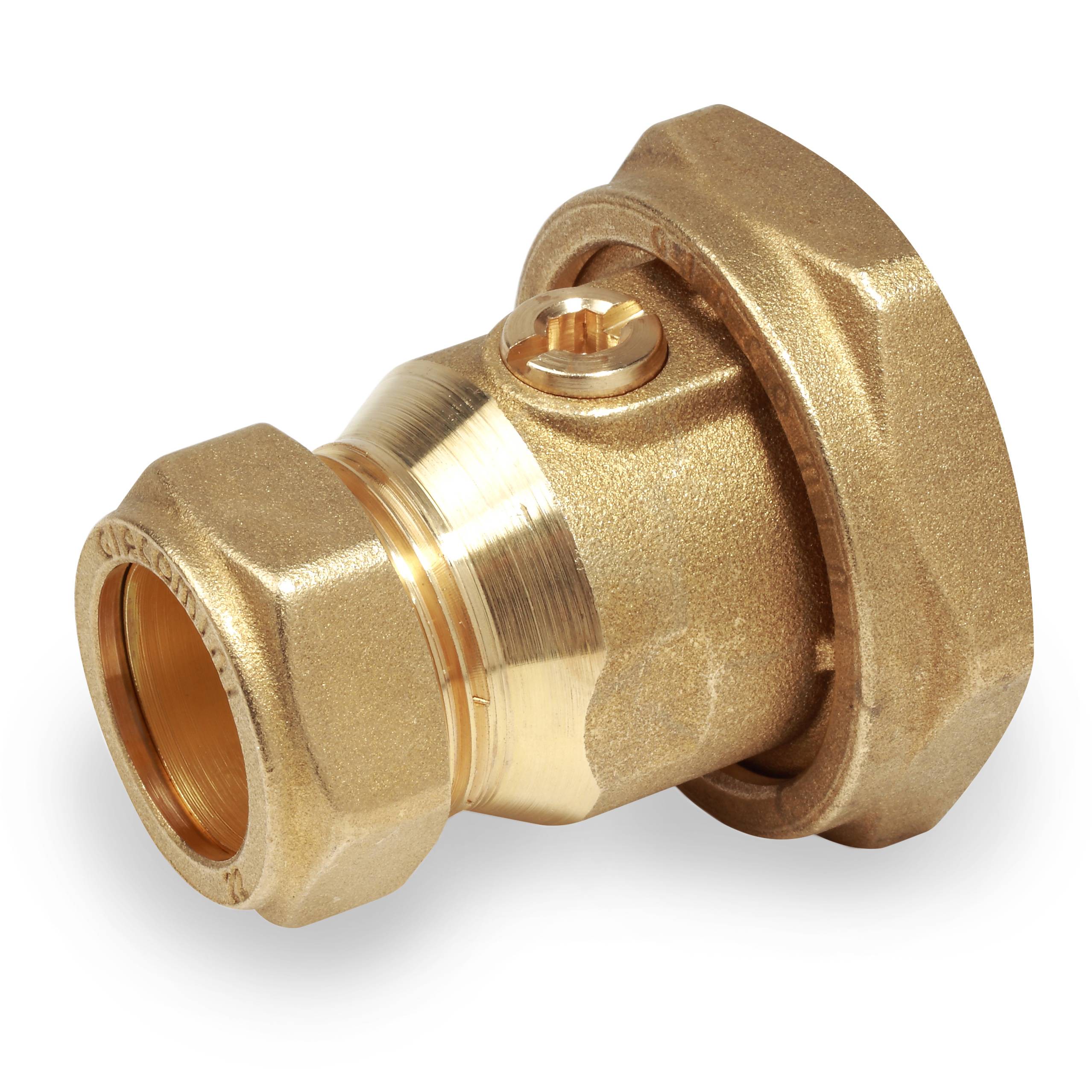 Отвод Giacomini с накидной гайкой и шаровым краном 16x2-1 RM252Y003