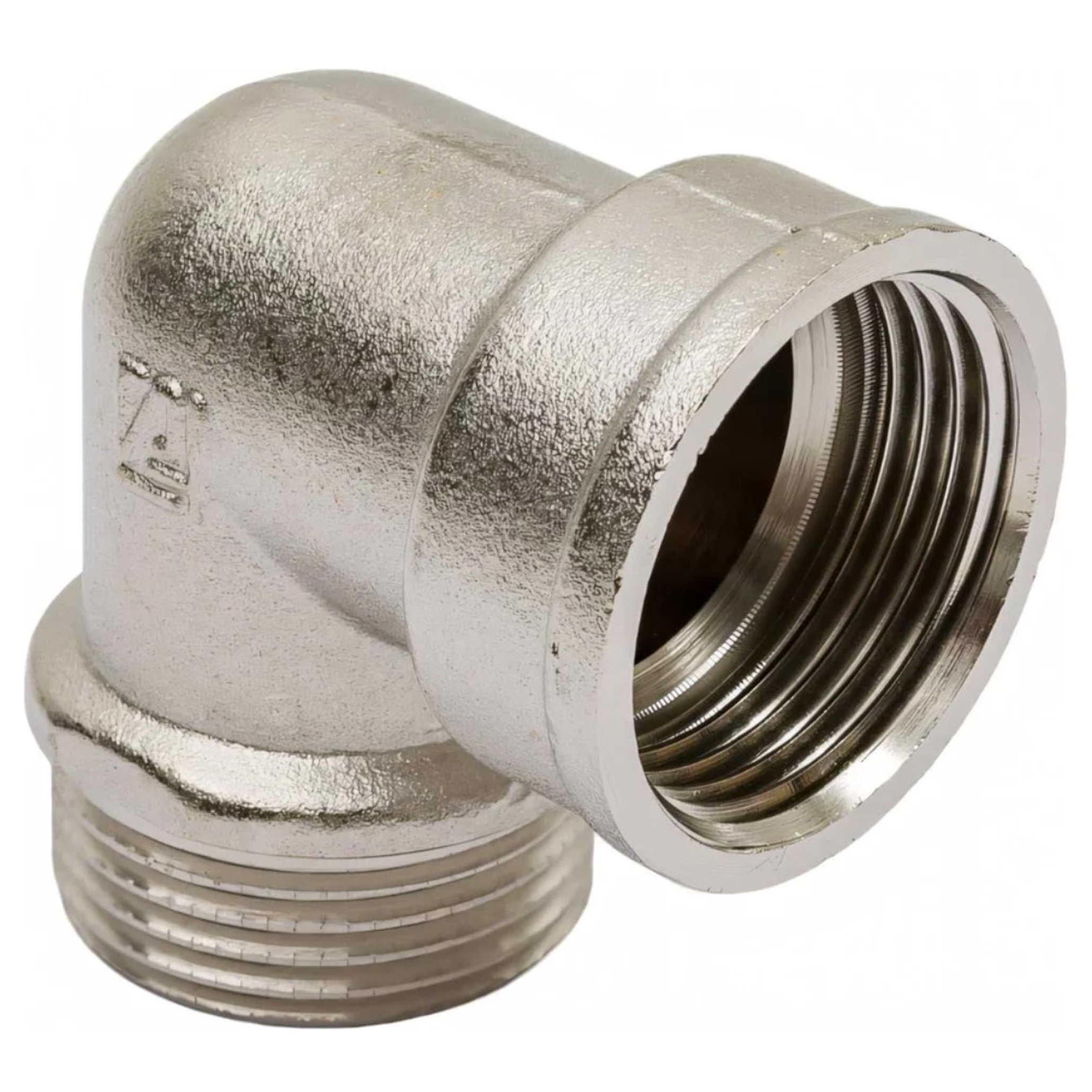 Угольник латунный STI 1 ВР/НР никелированный 1645422