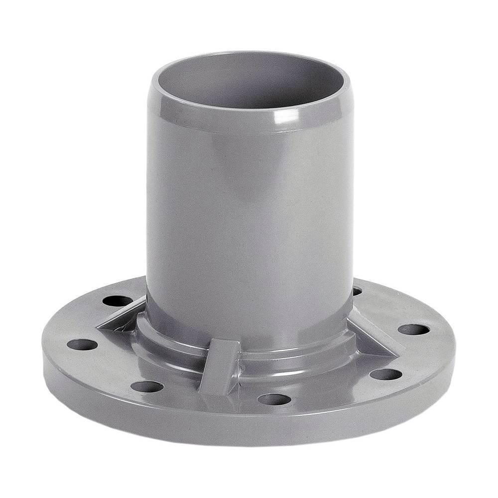 Патрубок ХЕМКОР гладкий с ПВХ фланцем 160х150 мм 1455301