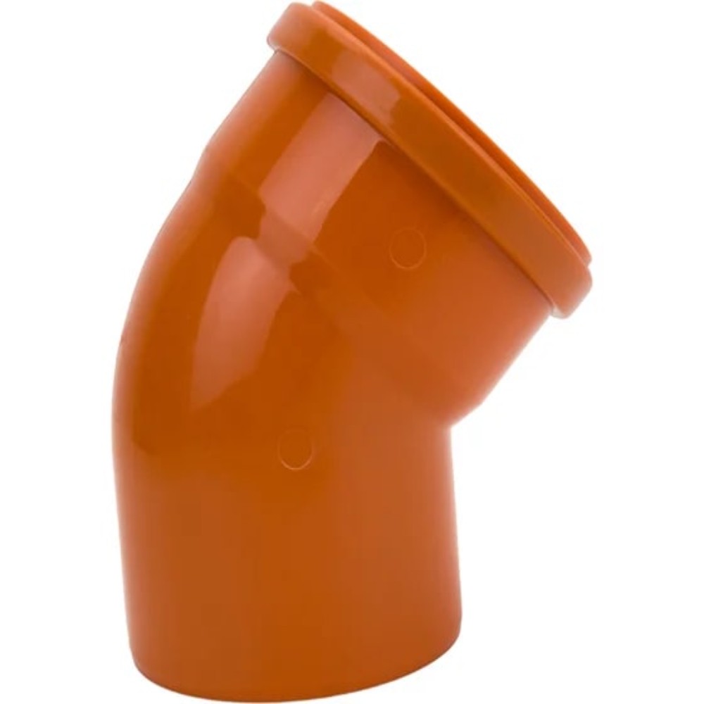 Отвод для наружной канализации Lammin НК 110 мм 45° НС-1641945