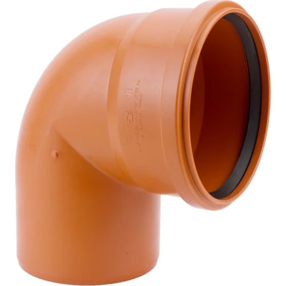 Отвод для наружной канализации Lammin НК 160 мм 87.5° НС-1641948