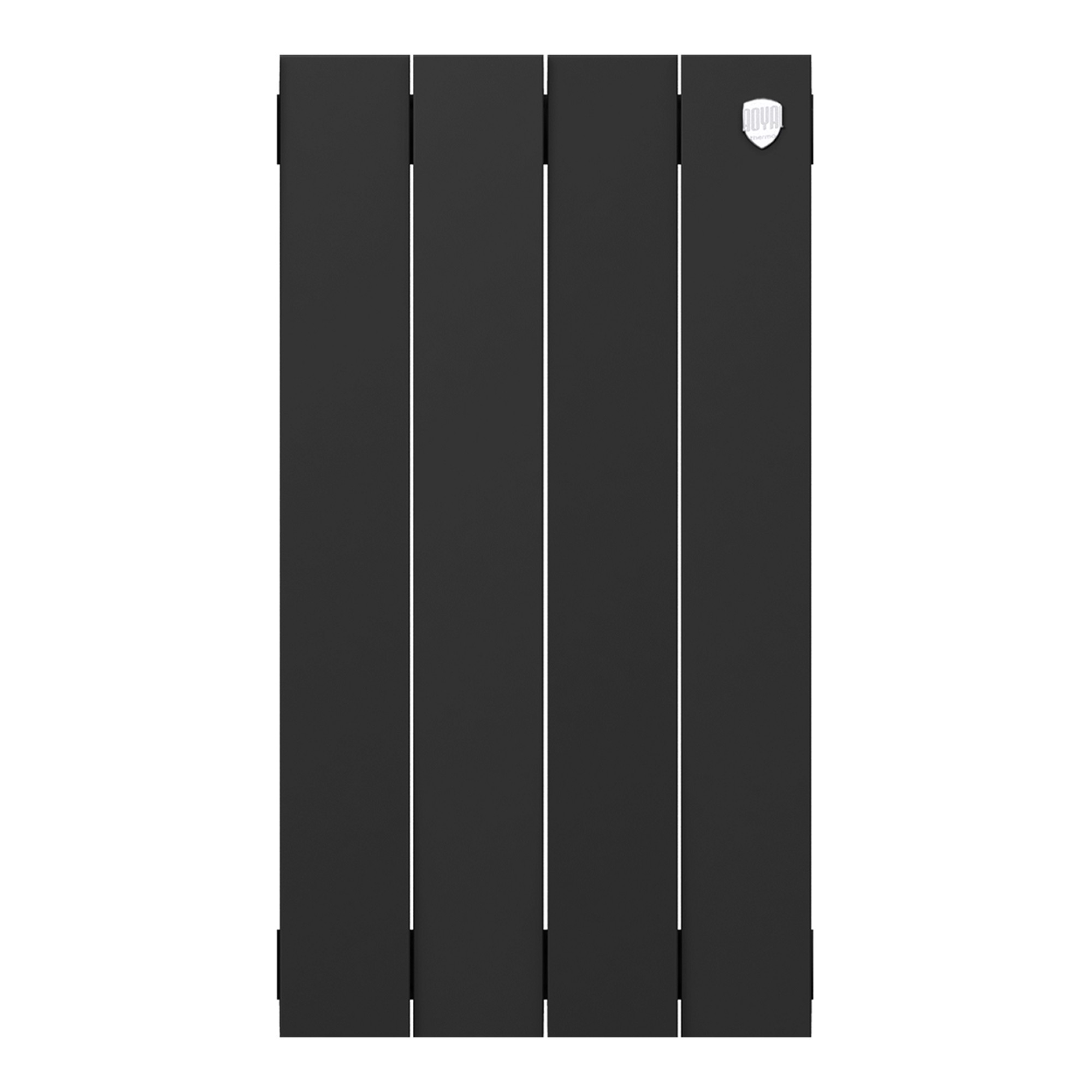Радиатор биметаллический Royal Thermo PianoForte 500 4 секции боковое подключение Noir Sable 1682386