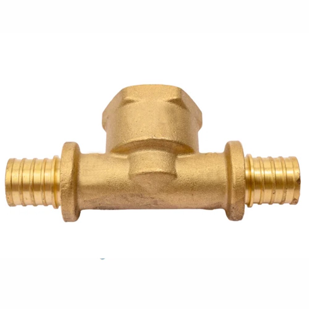 Тройник переходной ONE PLUS 20х1/2х20 мм ВР латунь 1691857