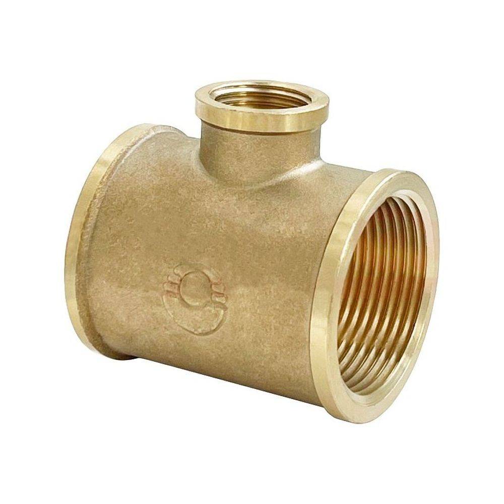 Тройник переходной VALFEX 1/2x3/4x1/2 внутренняя резьба VF.252.N.040504