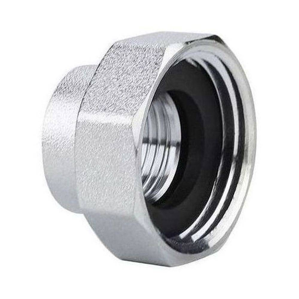 Переходник Varmega латунный хромированный ВР-ВР 1x1/2 VM09812