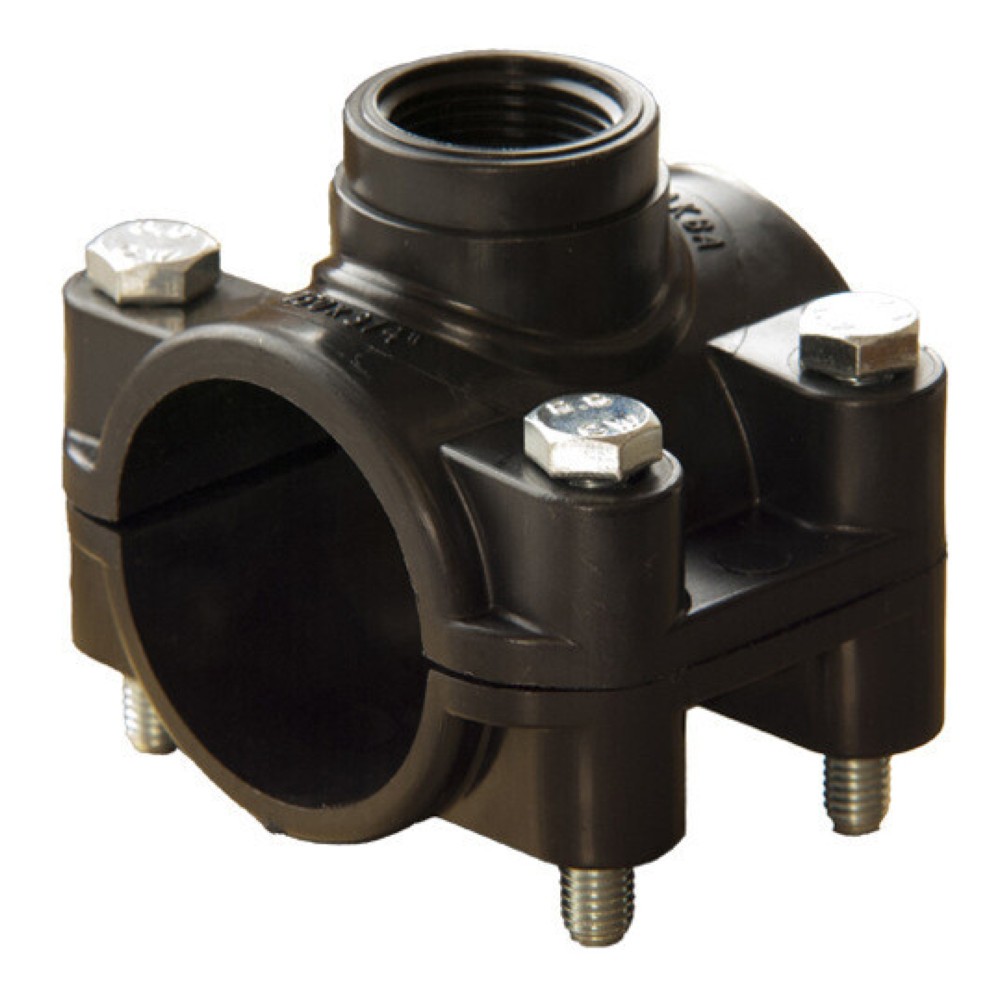 Седелка компрессионная ТПК-АКВА 32 мм x 3/4 дюйма ВР с болтами 3000032034