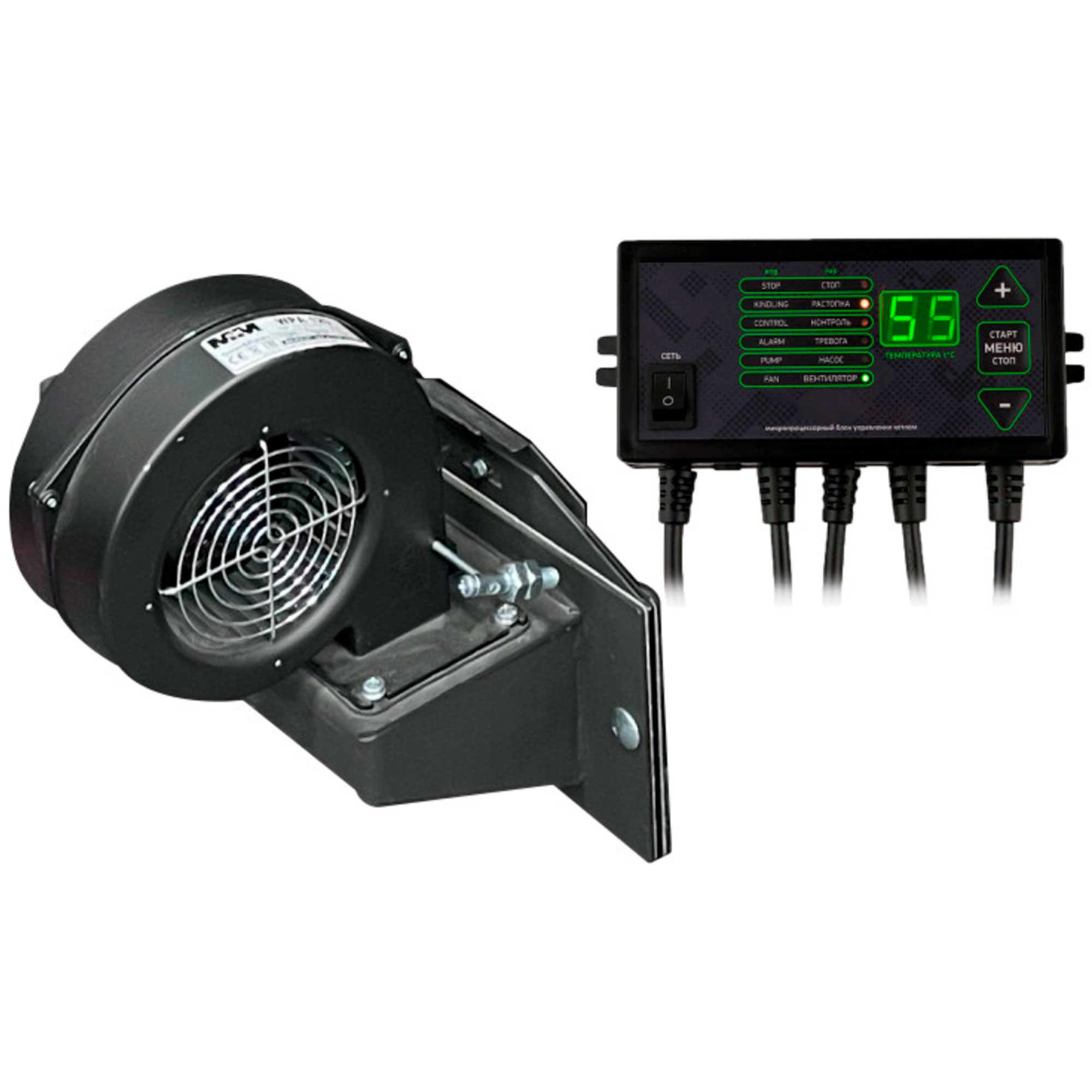 Комплект автоматики ZOTA TurboSet для котлов Тополь-ВК 16-32 и Тополь-М 14-30 TS4932000007