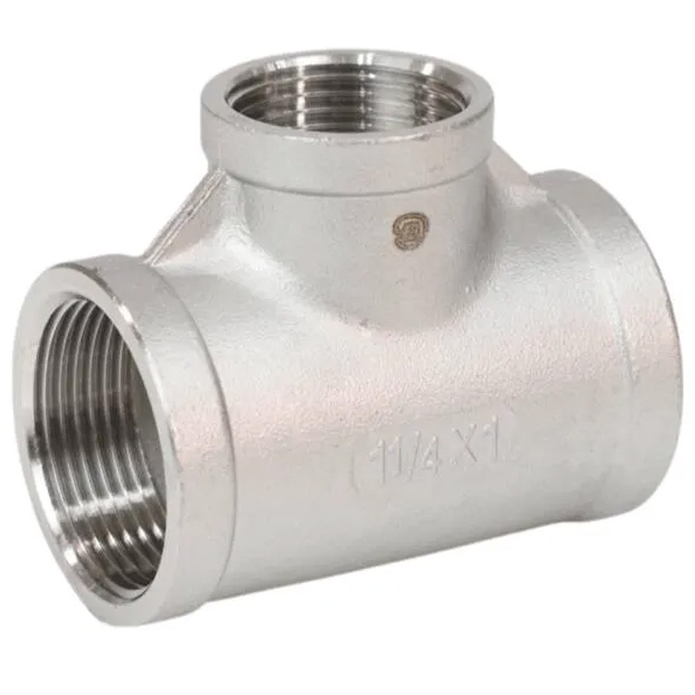 Тройник нержавеющий Benarmo переходной Ду50х40 ВР B-TR-SS-050040