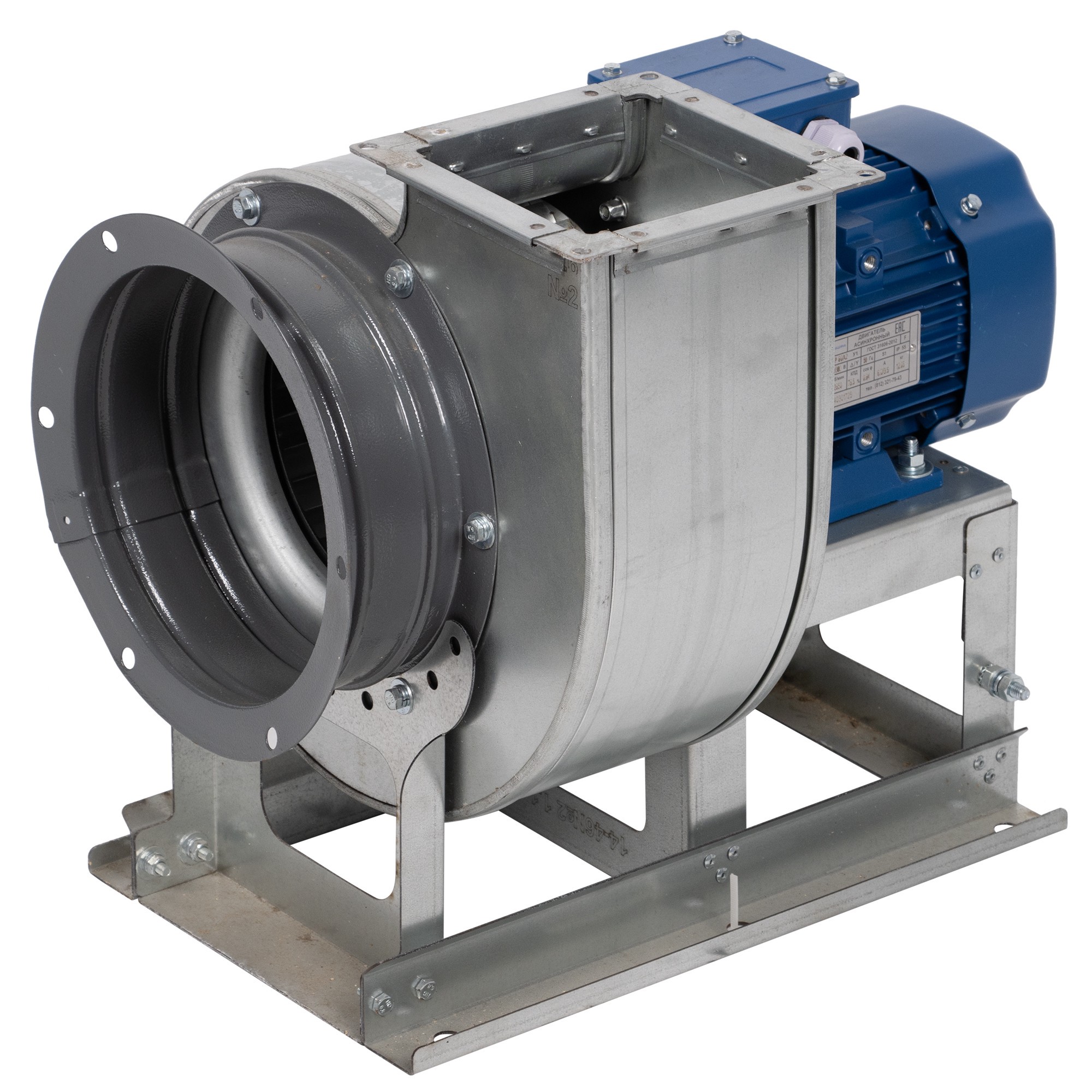 Вентилятор радиальный SHUFT RAD-2,5-К1(AISI 430)-RHP32-2,2-3000-Л0 НС-1747859