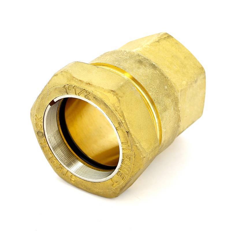 Муфта обжимная Tiemme 1592 1 1/2 ВР латунная 1500099