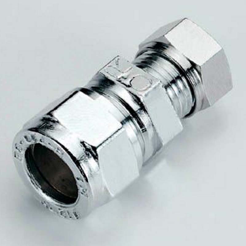 Муфта обжимная Tiemme 12х10 мм хромированная 1130020