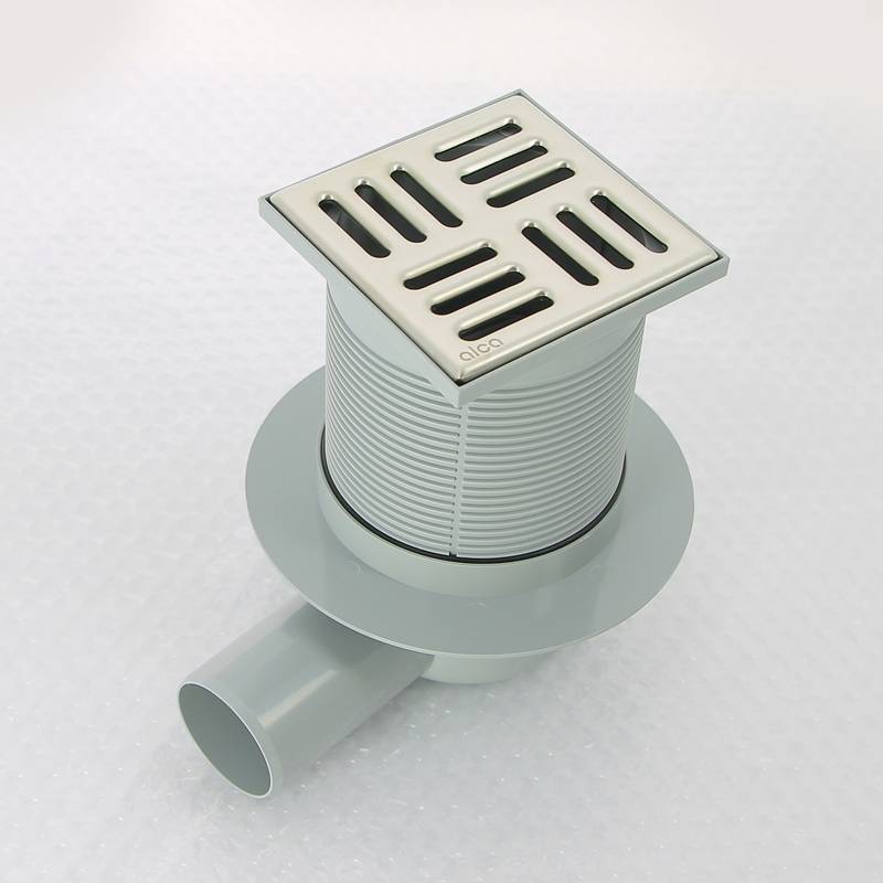 Трап для душа Alca 105х105 мм боковой выпуск 50 мм комбинированный затвор APV31