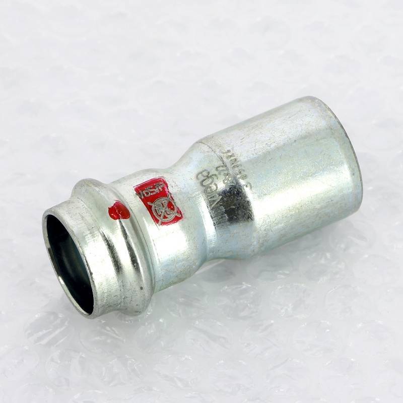 Муфта-вставка пресс из оцинкованной стали Viega Prestabo 28х22 мм 558543